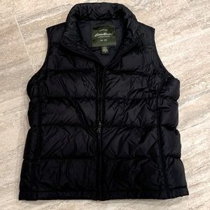 Eddie Bauer Black Puffer Vest